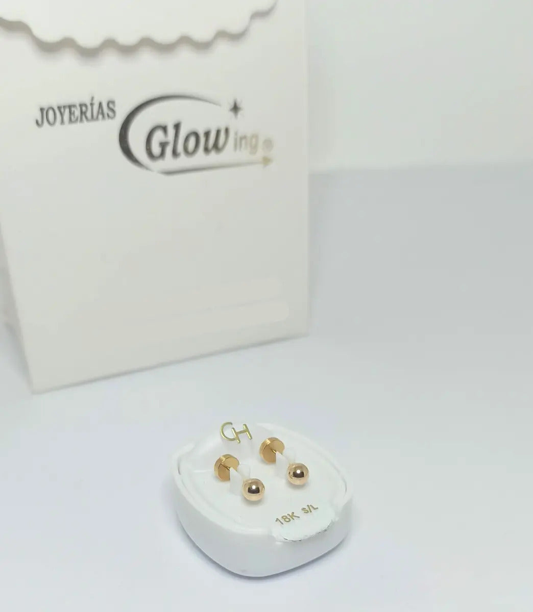 Abridores Bolita 3,5 mm en Oro 18K