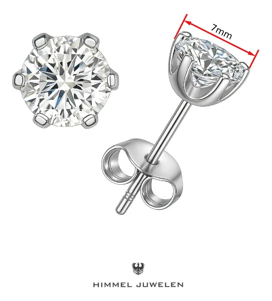 Aros Ice Unisex con Zirconia — Acero