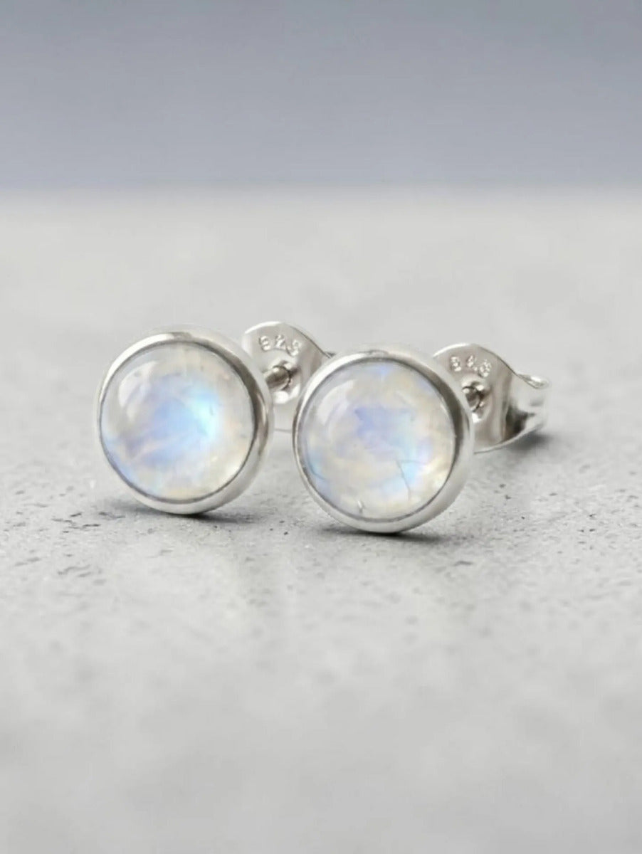 Aros Valkiria en Acero Quirúrgico con Piedra Natural