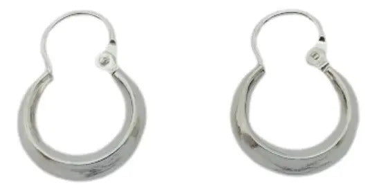 Argollas Criollas 16 mm en Plata 925