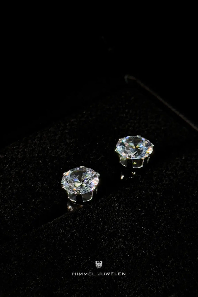 Aros Ice Unisex con Zirconia — Acero