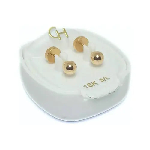 Abridores Bolita 3,5 mm en Oro 18K