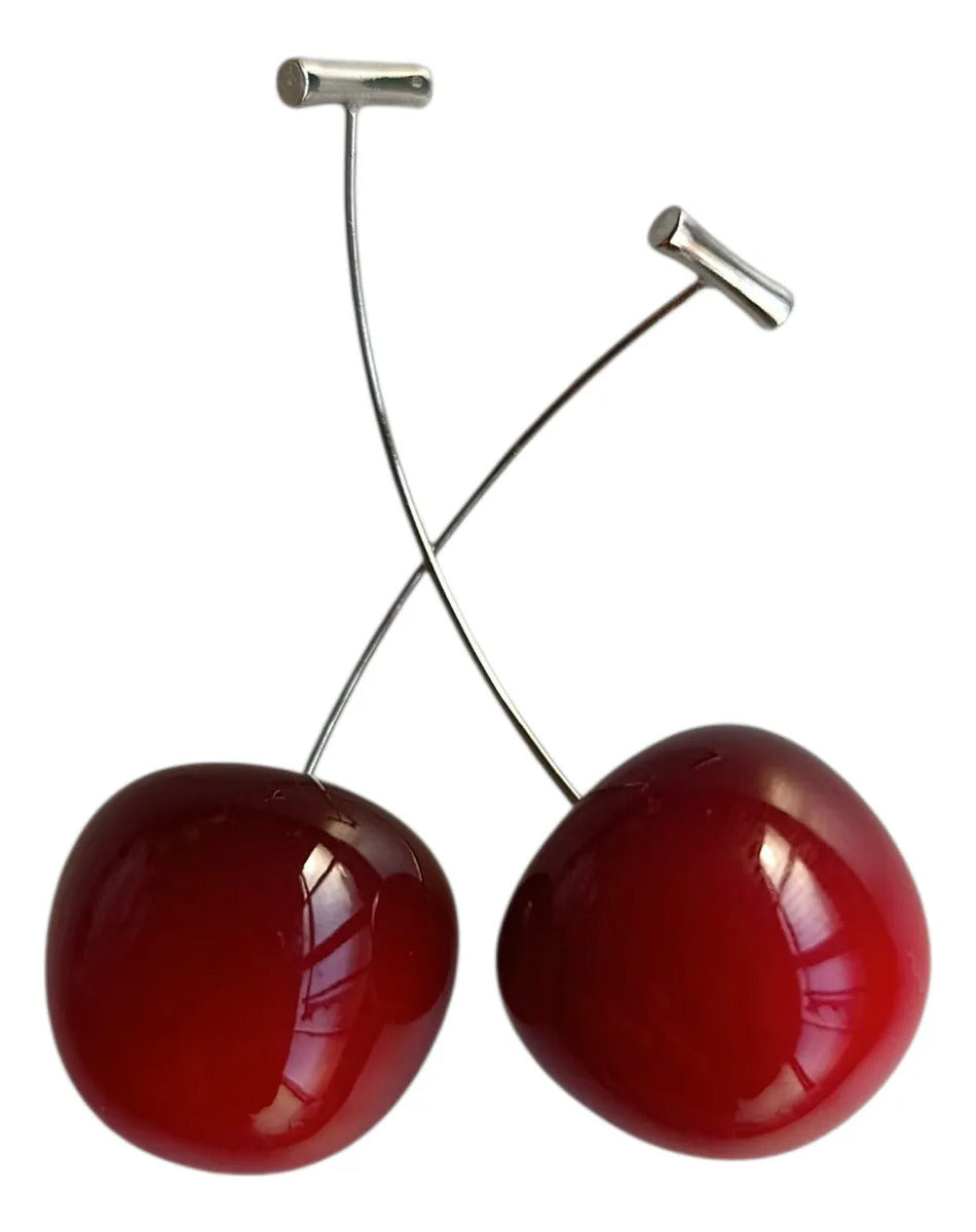 Aros Cherry 3D — Diseño Cereza