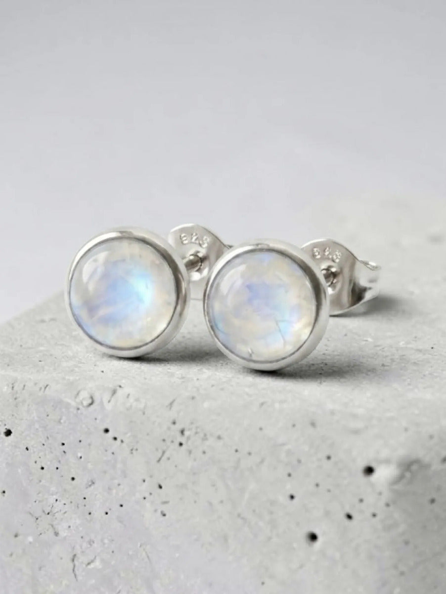 Aros Valkiria en Acero Quirúrgico con Piedra Natural