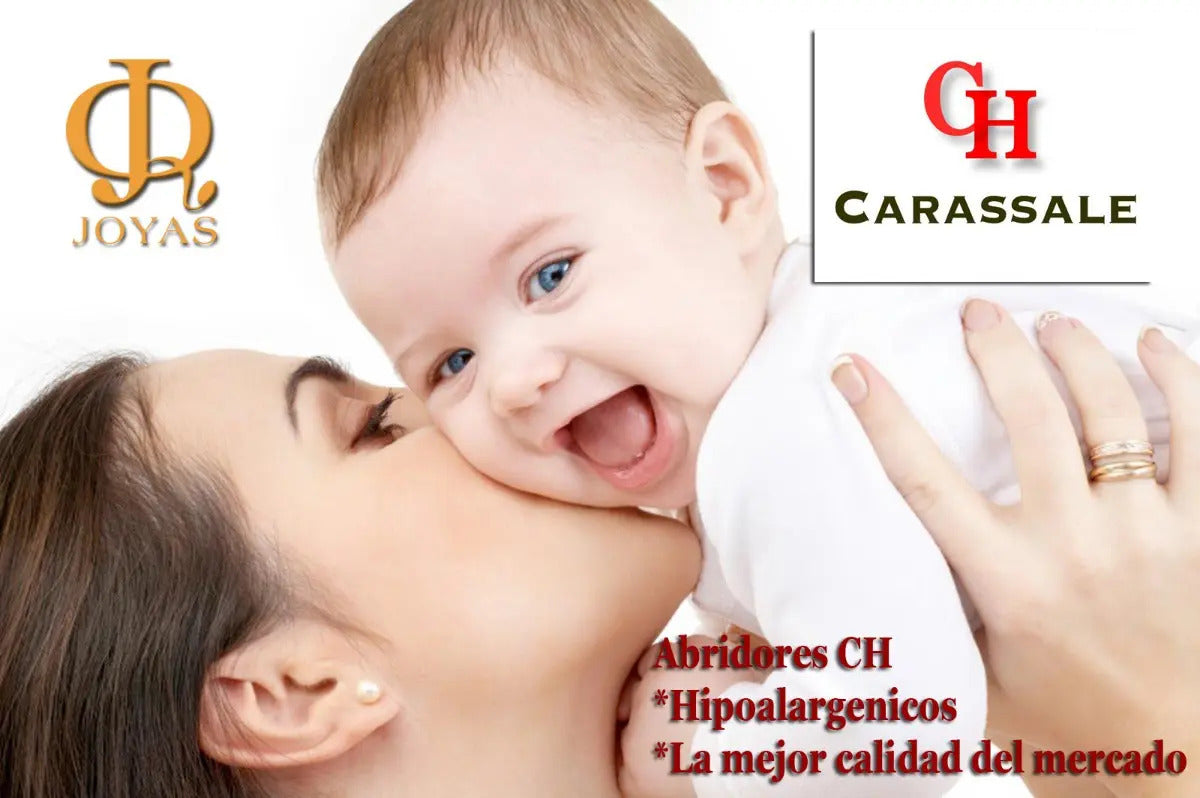 Abridores con Perlas 4 mm y Perno de Oro 18K