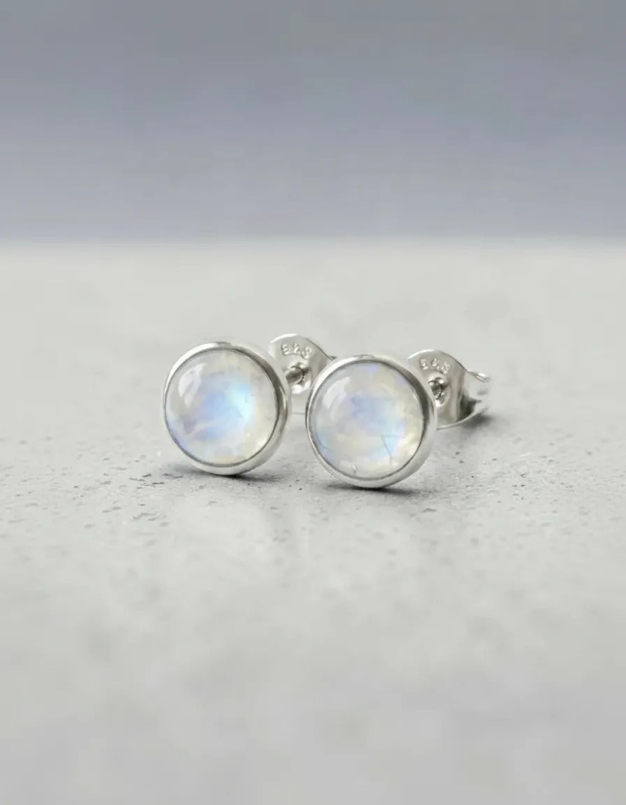 Aros Valkiria en Acero Quirúrgico con Piedra Natural