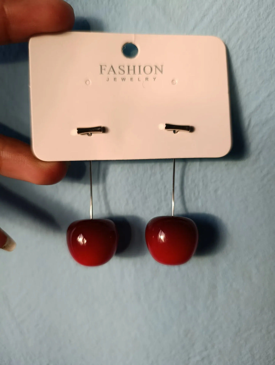 Aros Cherry 3D — Diseño Cereza