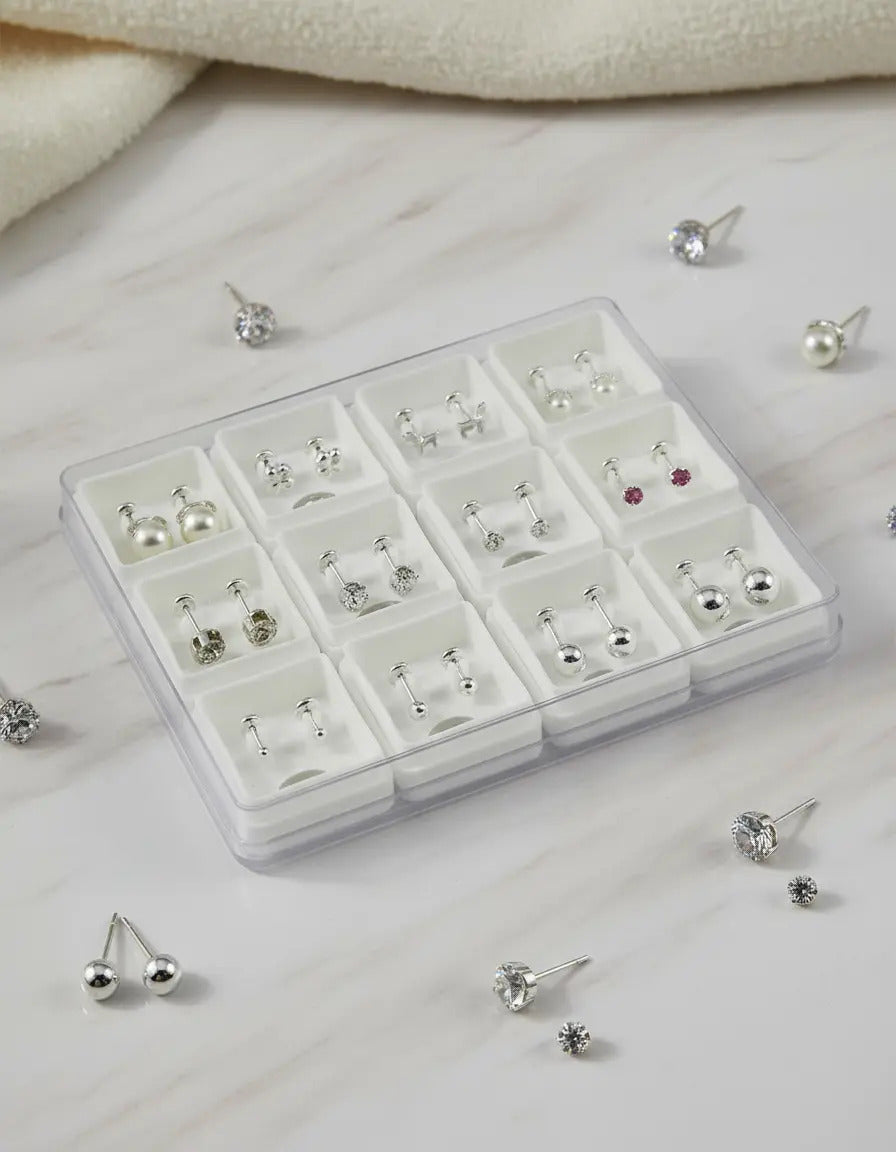Set x12 Abridores Surtidos en Plata 925