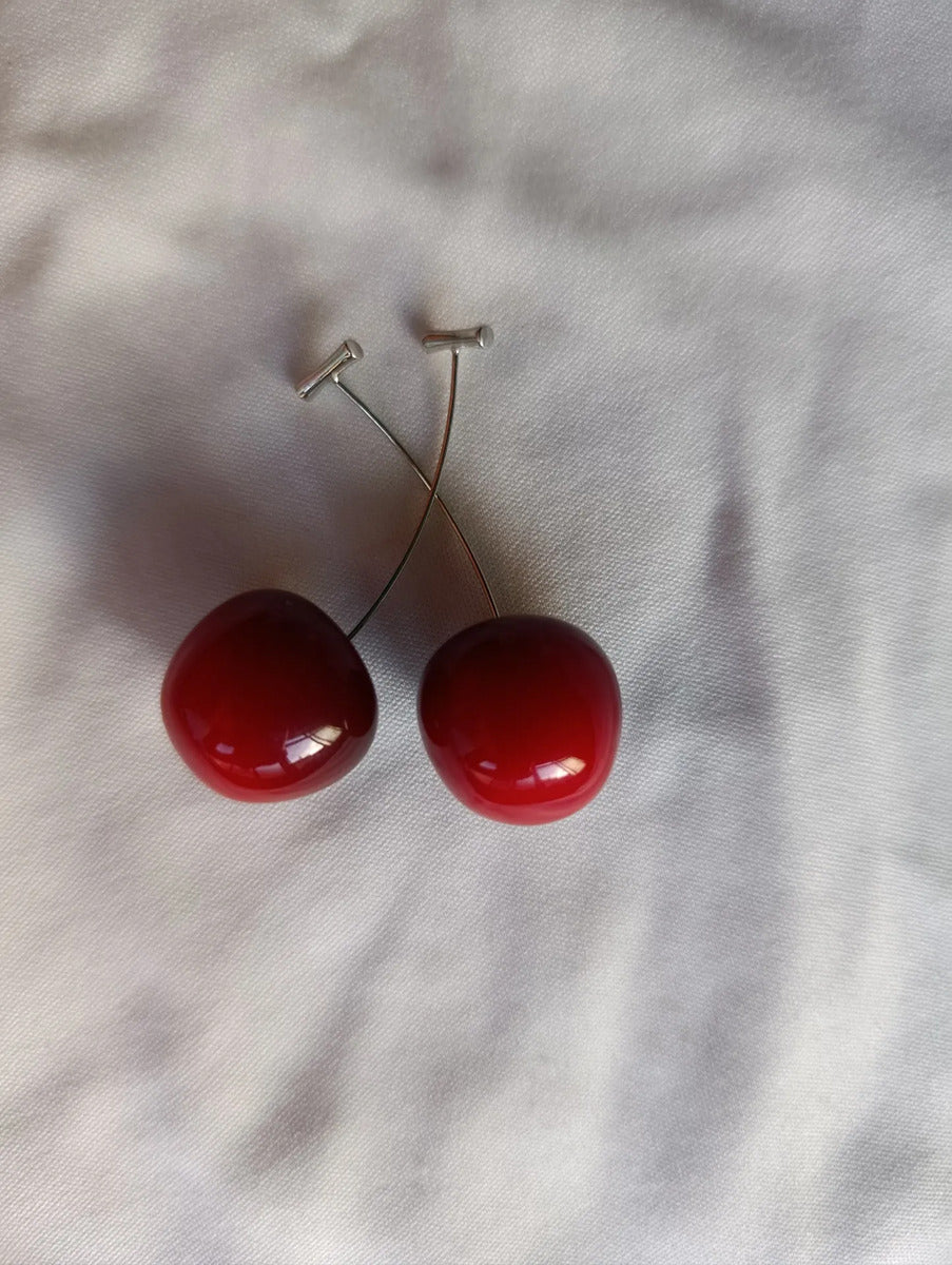 Aros Cherry 3D — Diseño Cereza