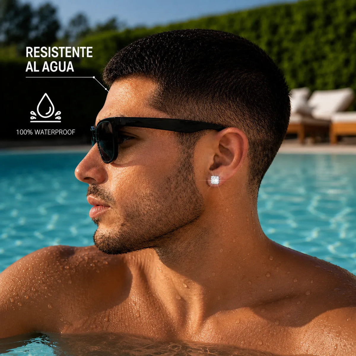 Aros Silver Brillante — Estilo Masculino