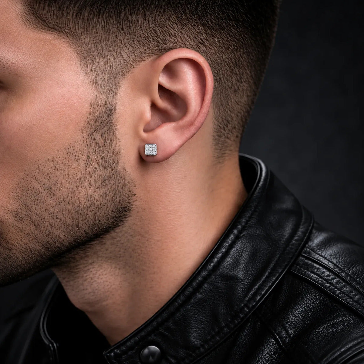 Aros Silver Brillante — Estilo Masculino
