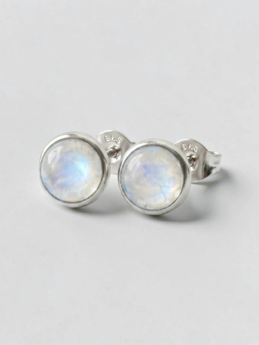 Aros Valkiria en Acero Quirúrgico con Piedra Natural