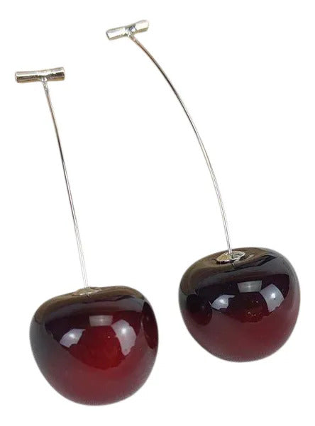 Aros Cherry 3D — Diseño Cereza
