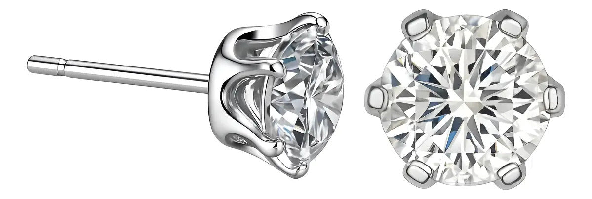 Aros Ice Unisex con Zirconia — Acero
